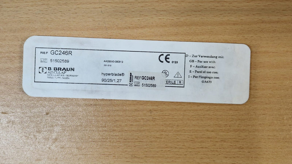 5x aesculap Sagittal saw blade HYPERBLADE for acculan 3TI6