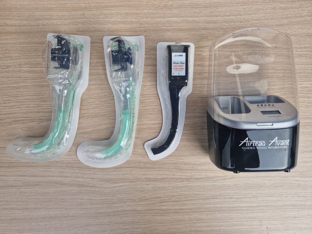 airtraq avant visulation video laryngoscope with docking  station and 23 slave1