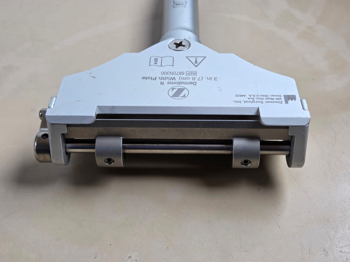 zimmer air dermatome AN 88710100 with 4x plate and hose18