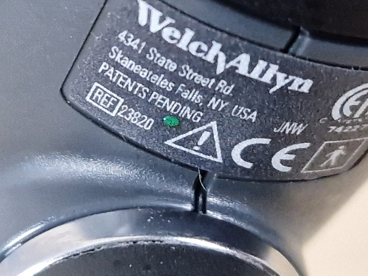 welch allyn ophthalmoscope 11720 + 23820 macroView otoscope + handle works D3
