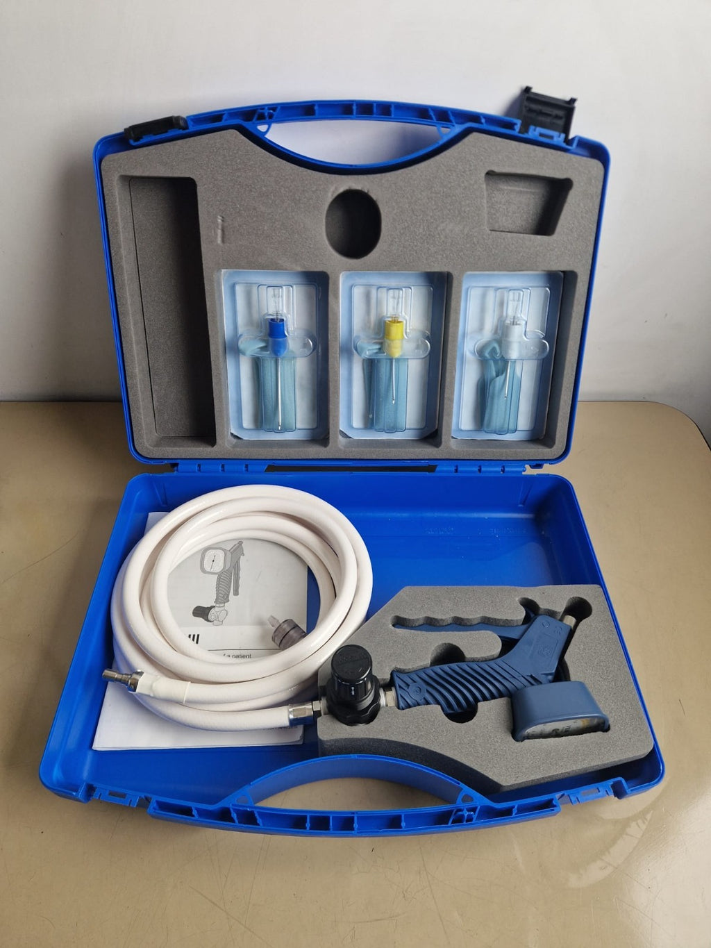VBM manujet III ventilation catheter with 4m pressure hose with 3 x catheter0