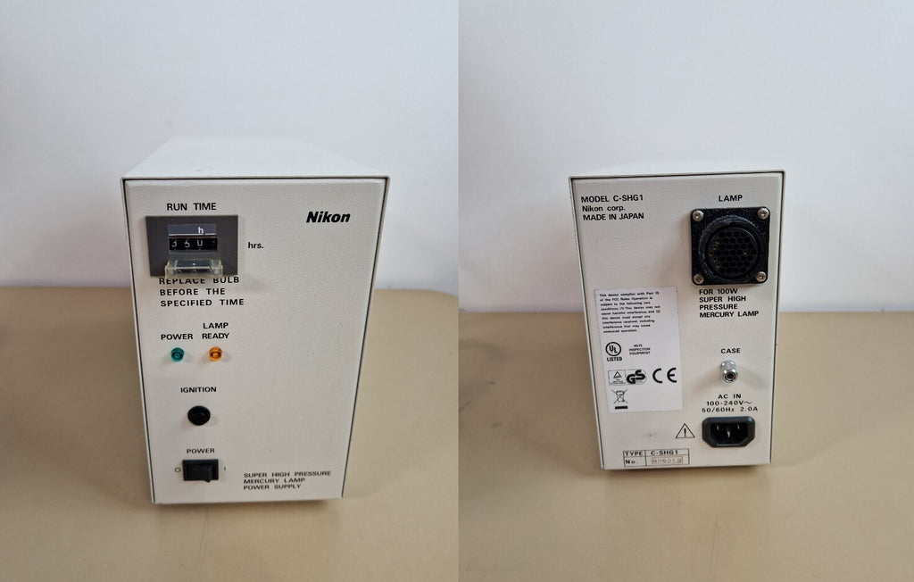 nikon eclipse 80i Epi illumination fluorescen microscope + plan fluor objective21