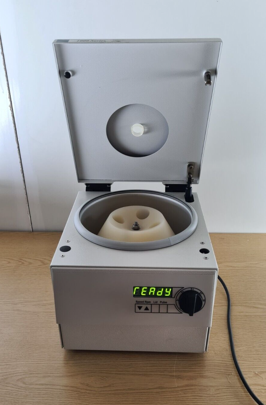 benchtop centrifuge 1000 series with 4 place rotor and 30 min timer0