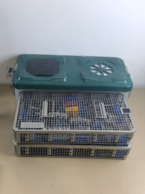 aesculap enduro rotating hinge knee endoprosthesis NP303 tray   NP302 manual set1