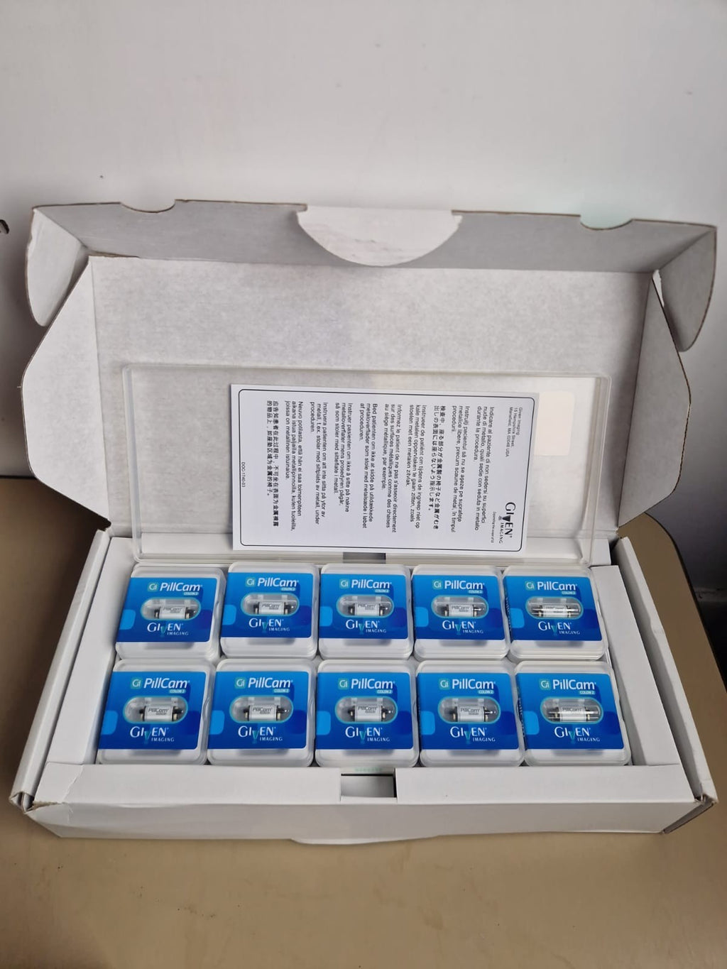 PillCam colon 2 capsule endoscope giving imagine 10 pcs0