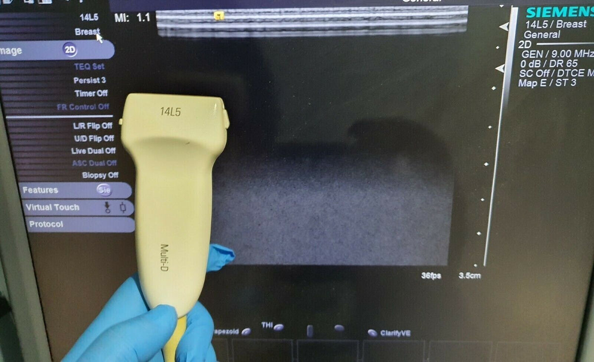 siemens acuson 14L5 multi D ultrasound probe transducer Ultraschallsonde0