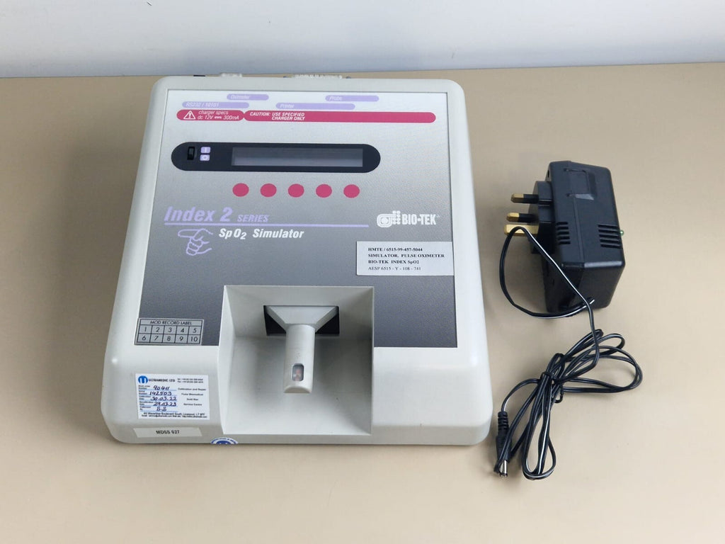 biotek index 2 series SPO2 oximeter simulator analyser with power adapter1