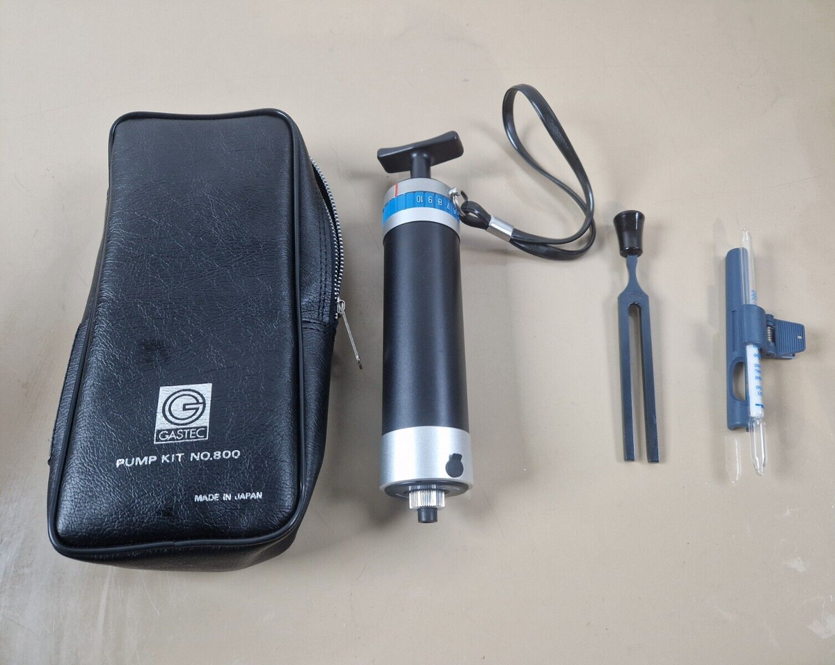 gastec model 801 gas sampling pump with 1x polytec tube0
