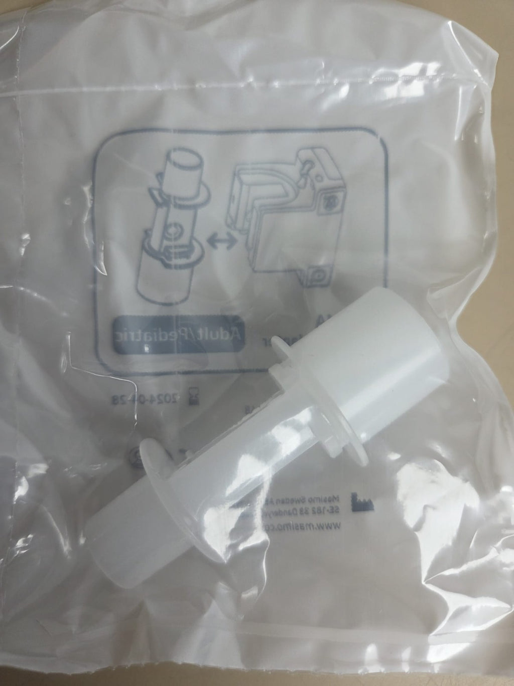 Masimo EMMA ETCO2 Mainstream Capnograph + 10x airway adapter + case ref:60610011