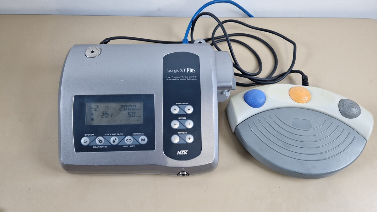 NSK surgic XT Plus torque controller console model NE179 with footswitch0