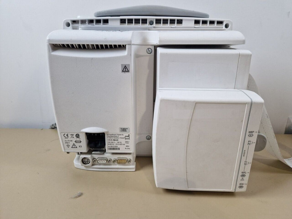 ge datex ohmeda S/5 FM patient monitor with CO2 module printer ECG SpO2 IBP Temp7