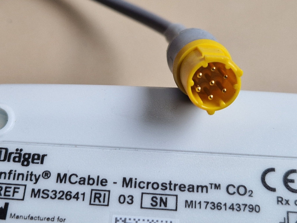 drager microstream CO2 module MS32641 with cradle base MS326421