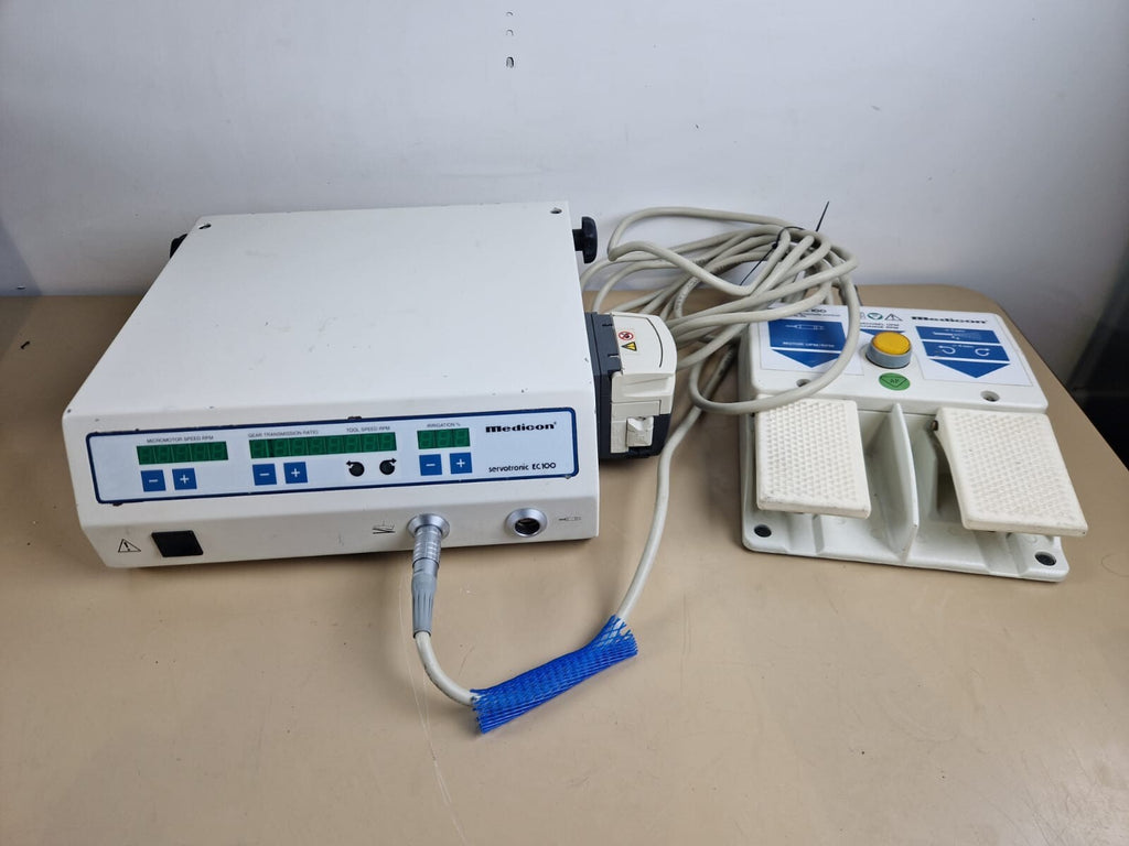 medicon servotronic microsurgery drill system EC100 with footswitch9