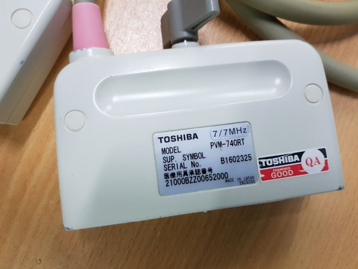 toshiba PVM 740RT ultrasound probe transducer 7Mhz / 7 mhz for nemio series4