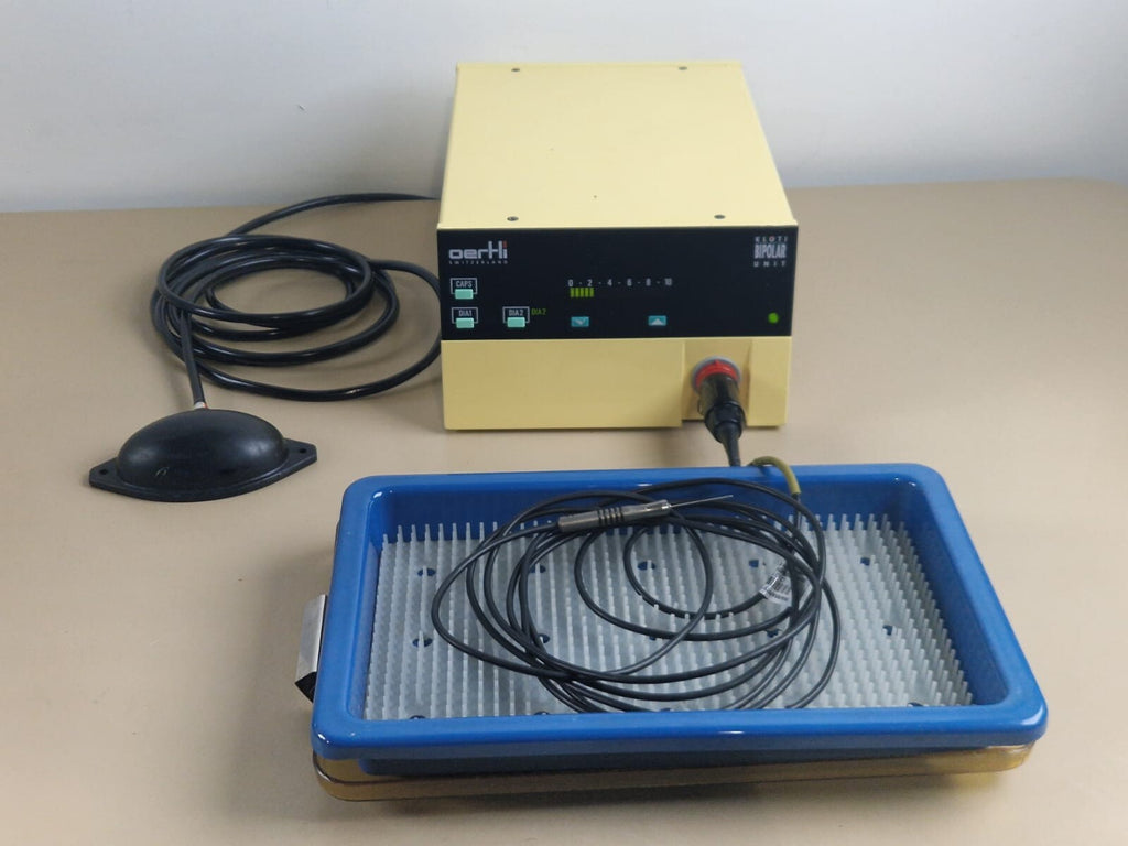 oertli kloti bipolar electrosurgical unit +  titano VE201712 diathermy handpiece0