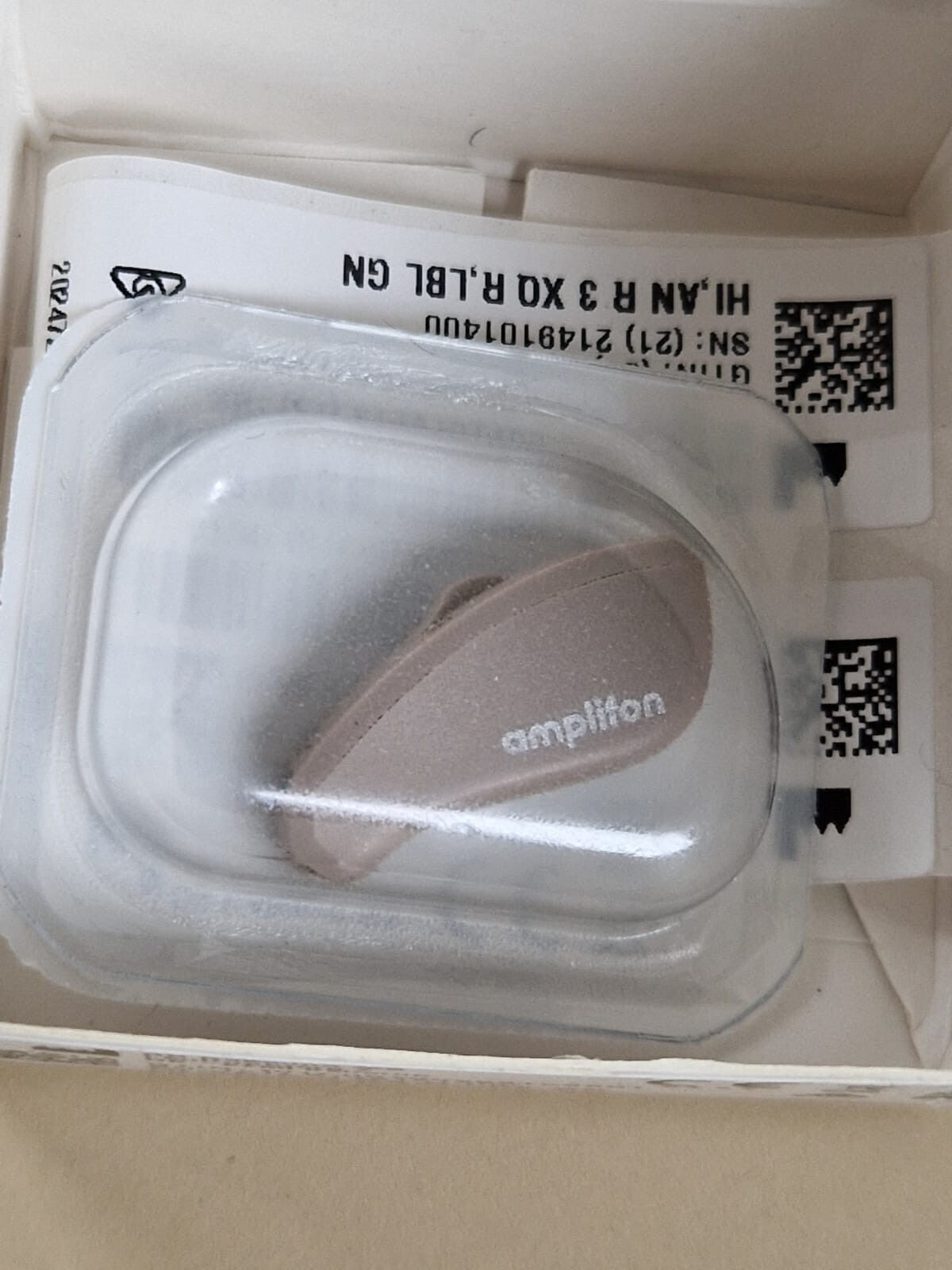 amplifon energy hearing aid Ampli Energi HI, AN R3 XQ R, LBL GN  2119260 rev B2