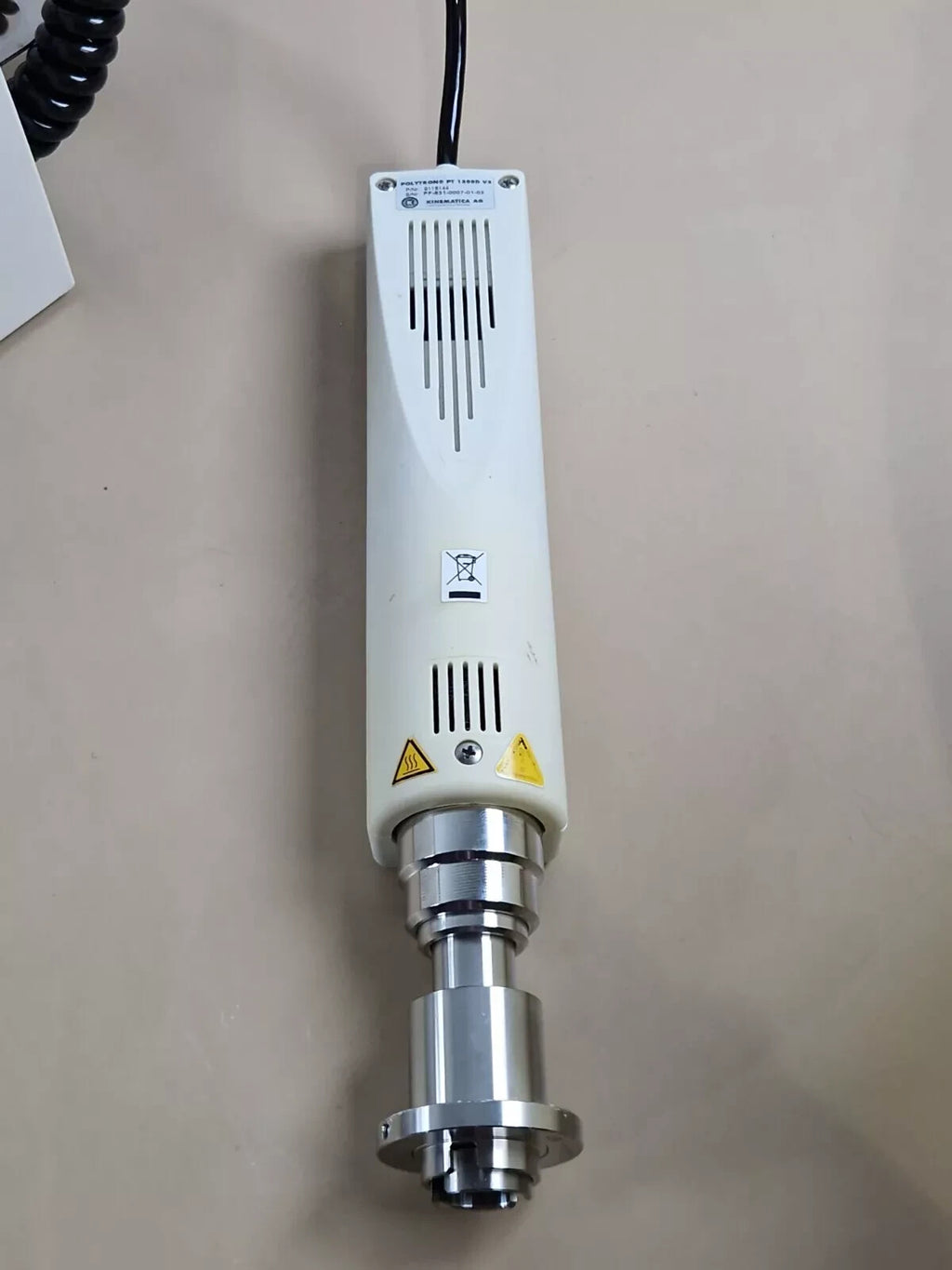 kinematica polytron PT 1300D V3 60sec manual disperser homogenizer power station9