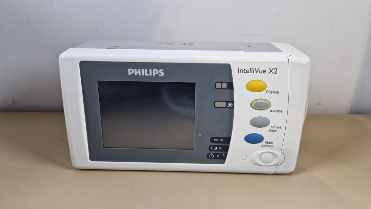 philips MP70 patient monitor X2 M3002A M1019A anaesthetic gas module 12 lead ECG2