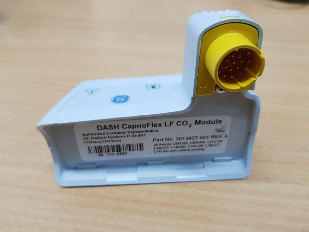 GE dash capnoflex Co2 module sidesteam capnography CO2 module0