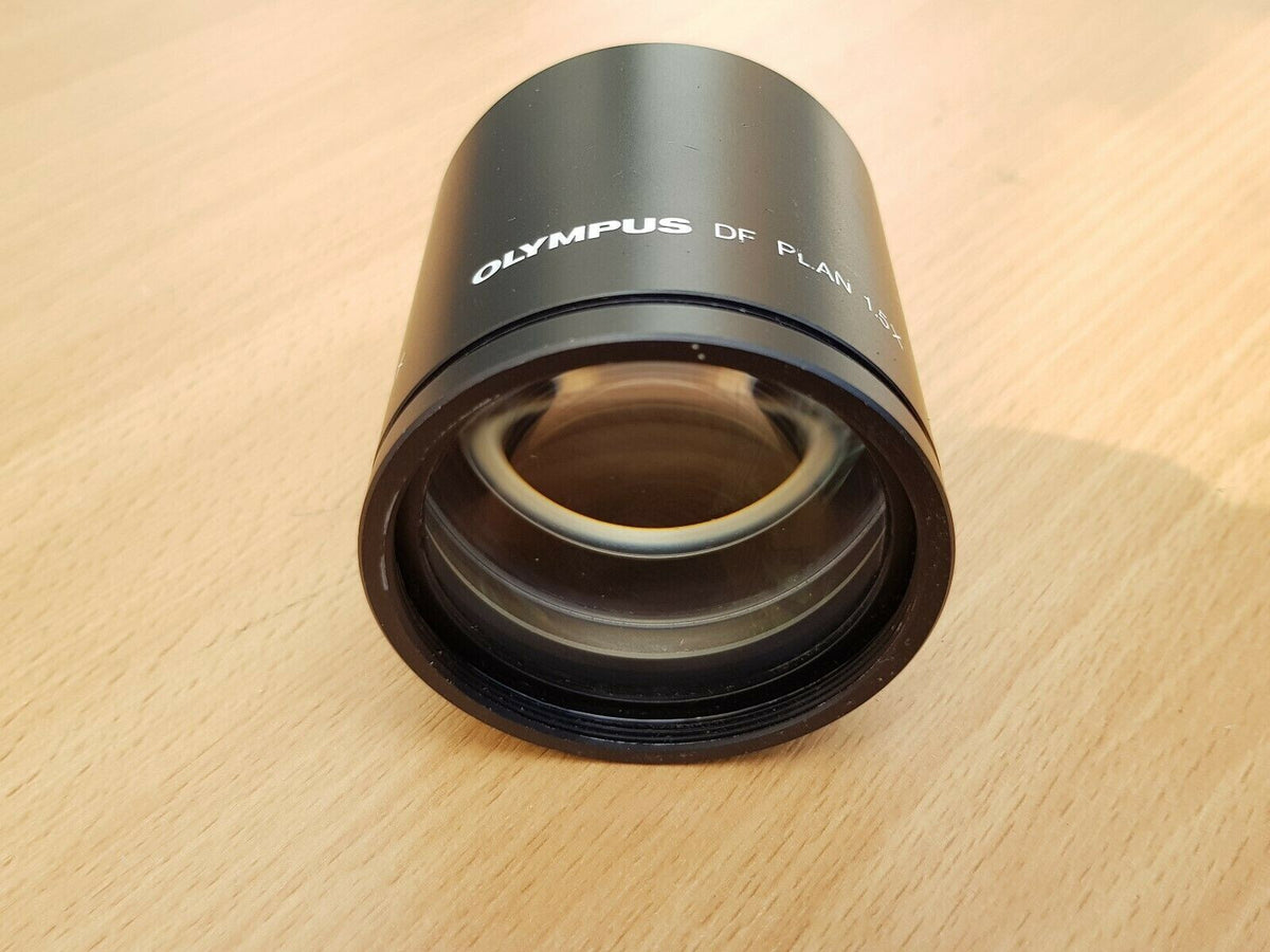 olympus microscope objective DF Plan 1.5 X magnification 50mm diameter lens3