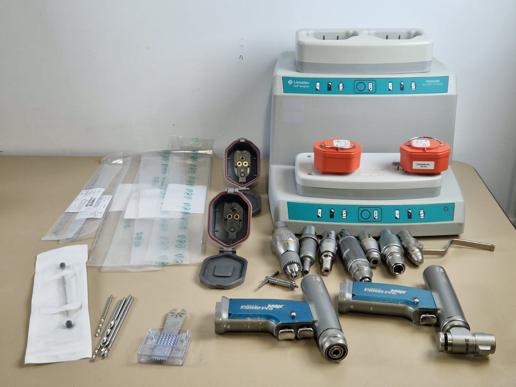 conmed hall power pro max handpiece drill reamer AO saw kwire battery charger1