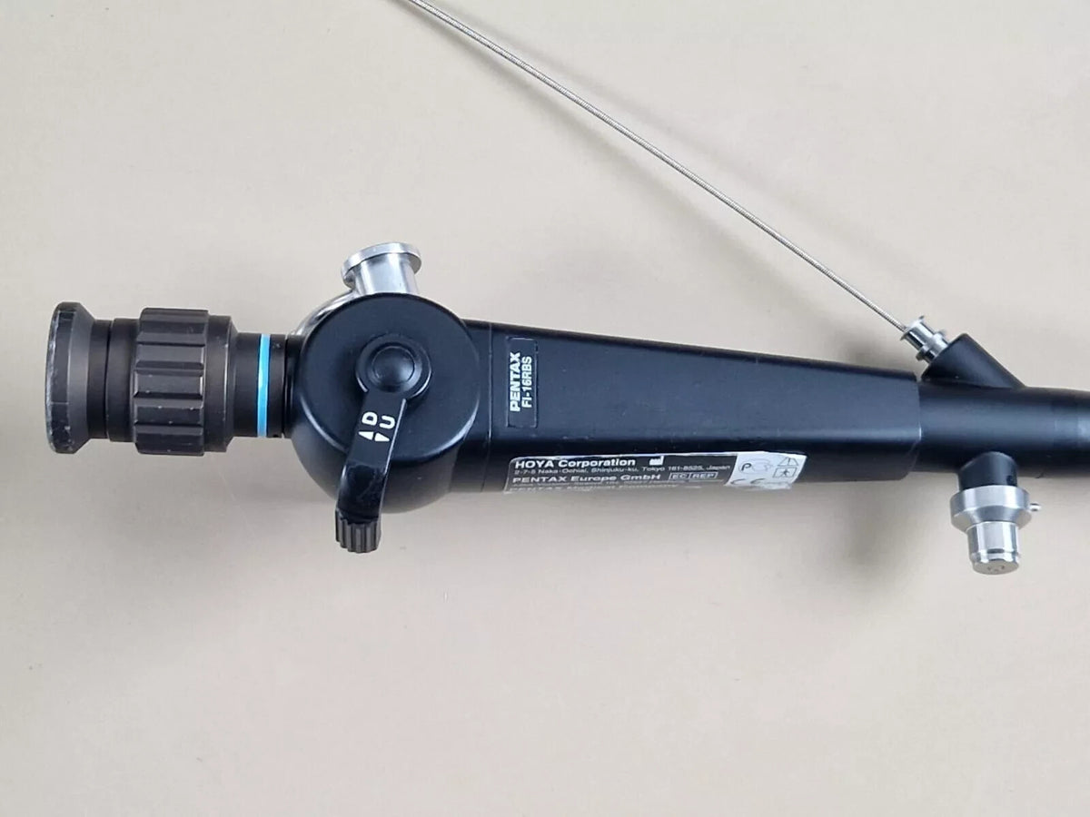 pentax FI-16RBS large working channel endoscope with valve and forceps fi16rbs2