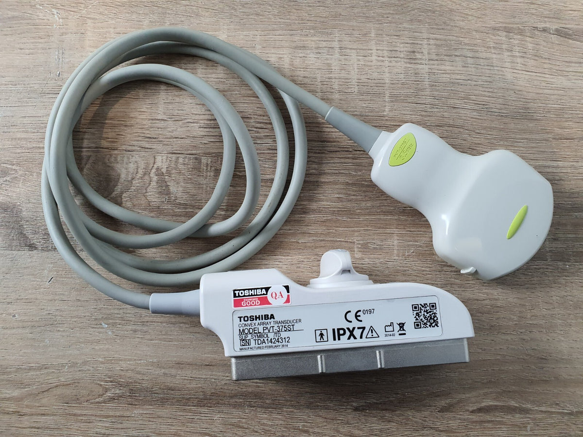 toshiba viamo SSA 640A SSA 640 ultrasound with PVT 375ST convex transducer probe8