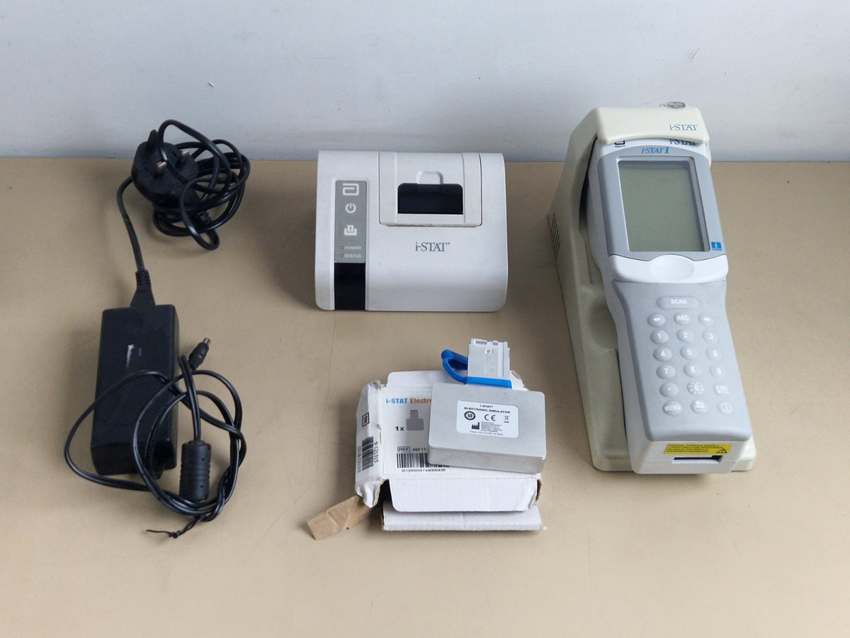 Abbott i STAT 1 Analyser Model 300 with printer and simulator istat + BN battery2