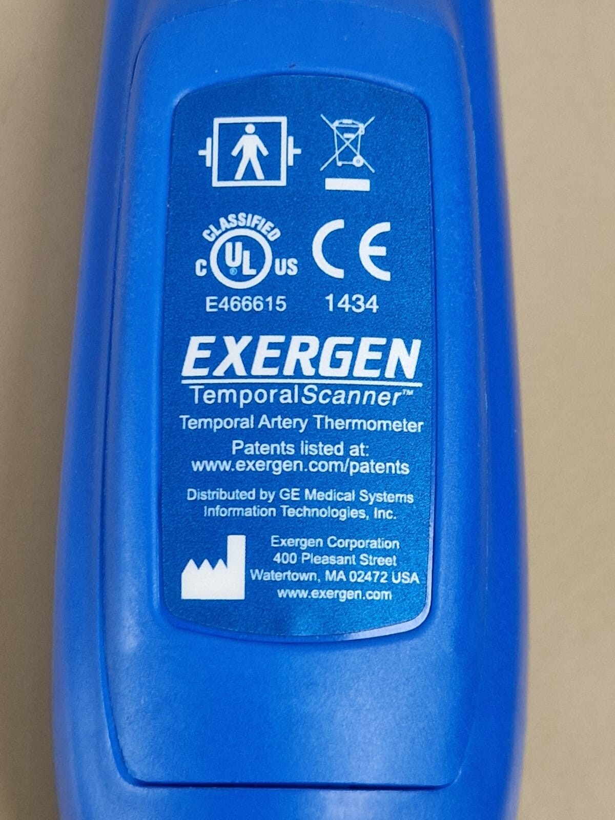 GE EXERGEN TAT 5000 S thermometry non contact fast thermometer scanner TAT 5000S13
