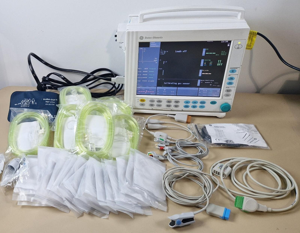 ge DATEX OHMEDA S5 patient monitor + E CAiOV anaesthetic + E PRESTN module0
