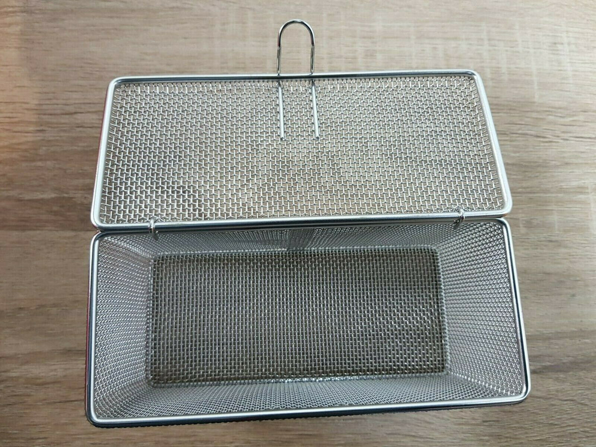 new sterilizatio wire mesh + lock medical Instruments tray dental Box3