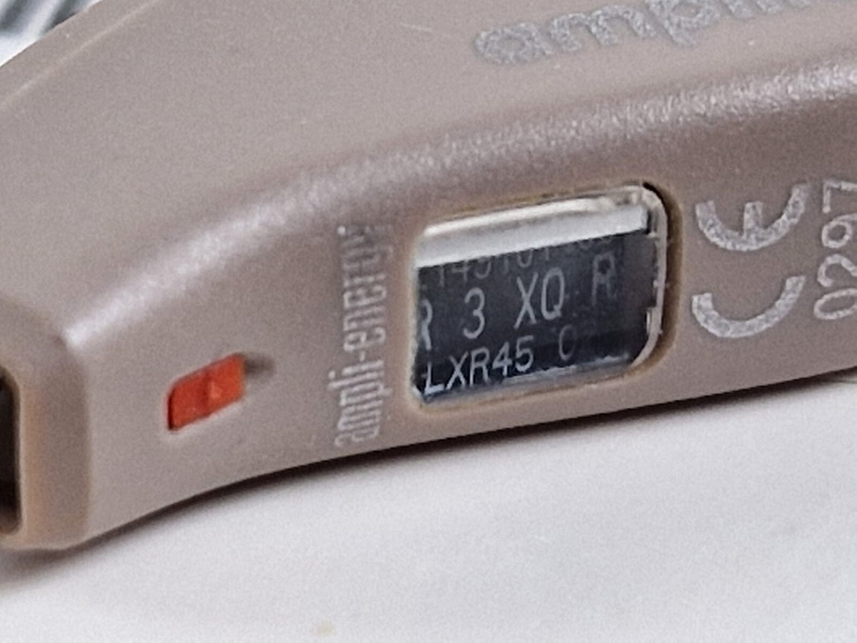 amplifon energy hearing aid Ampli Energi HI, AN R3 XQ R, LBL GN  2119260 rev B10