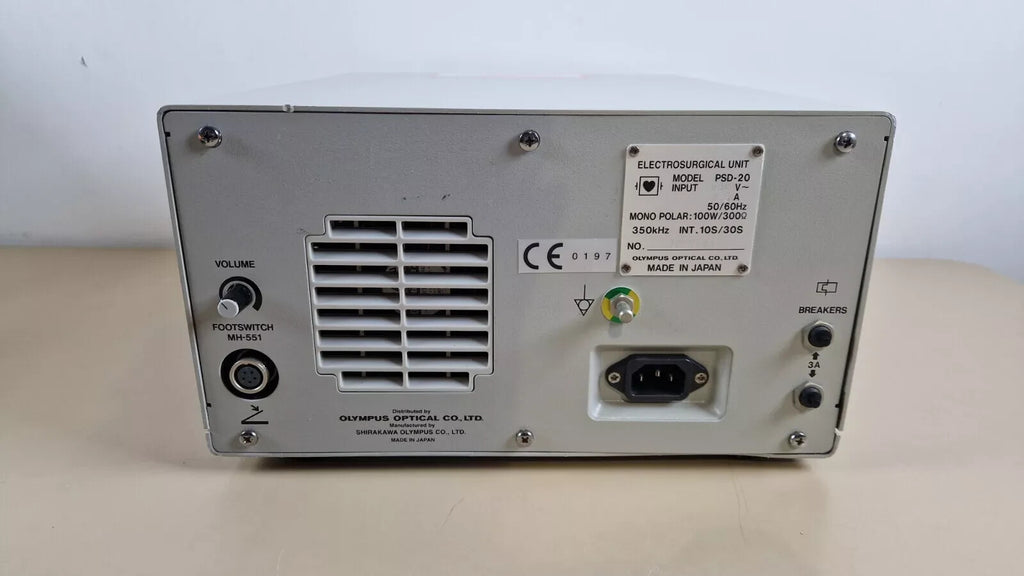olympus PSD 20 electrosurgical generator surgical coagulation coag + footswitch5