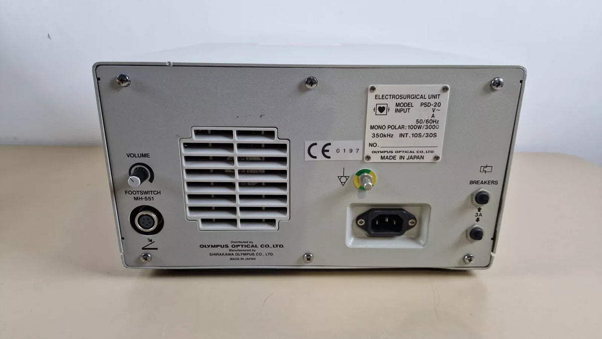 olympus PSD 20 electrosurgical generator surgical coagulation coag + footswitch5