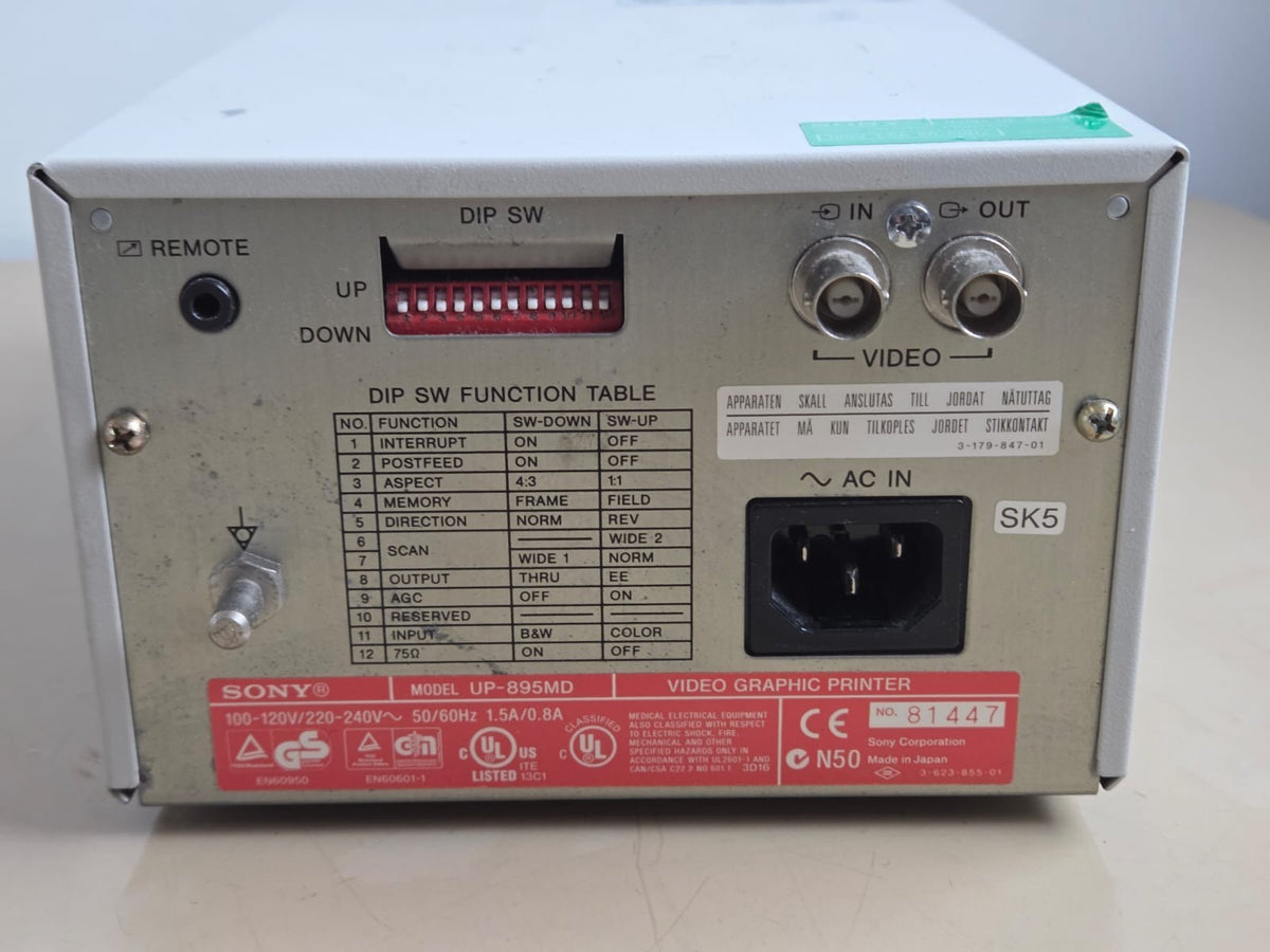 sony video graphic printer UP 895 MD printer   analog analogue5