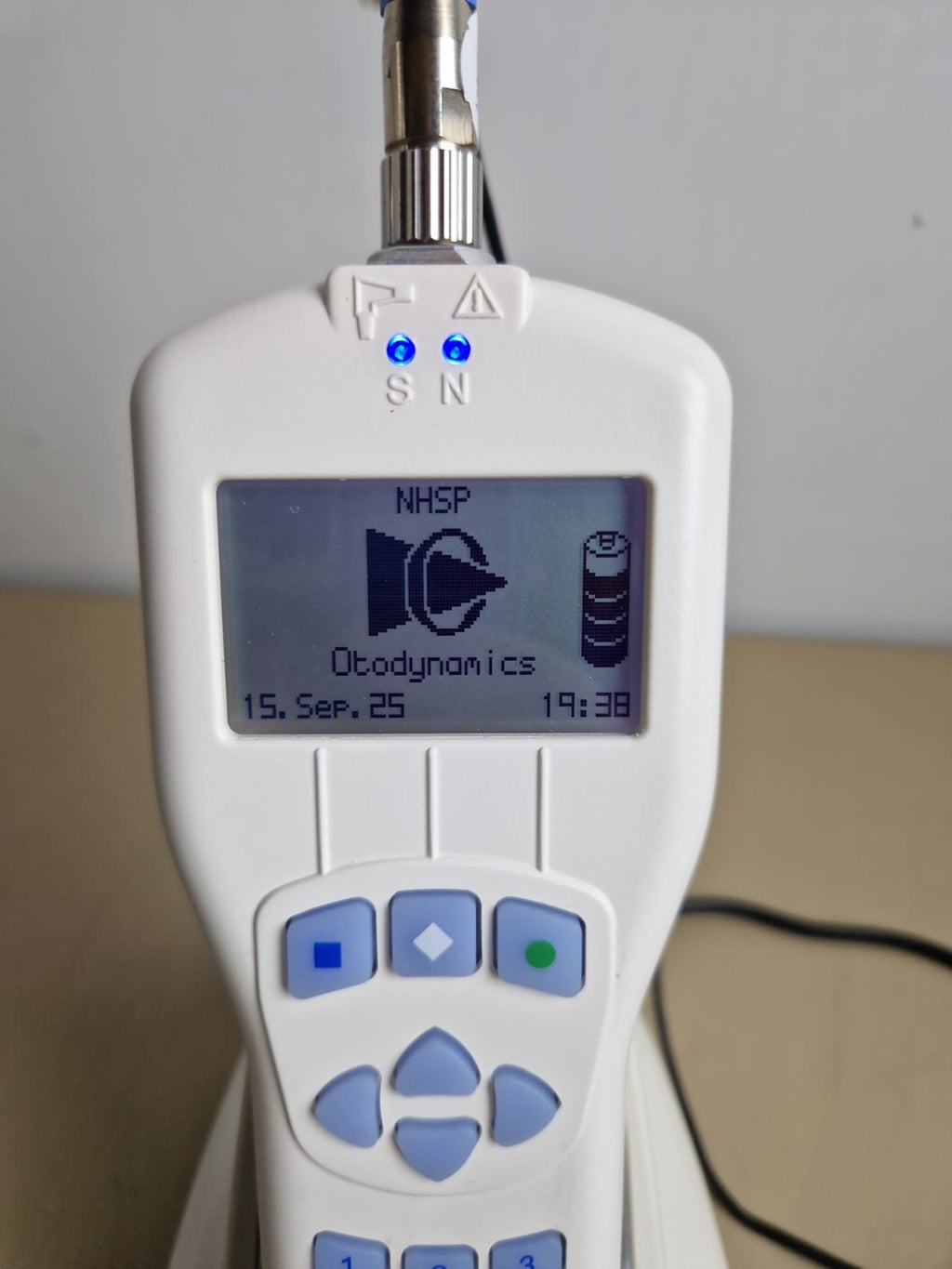 otodynamics NHSP otoport oae with docking station + probe cable + ear probe tip2