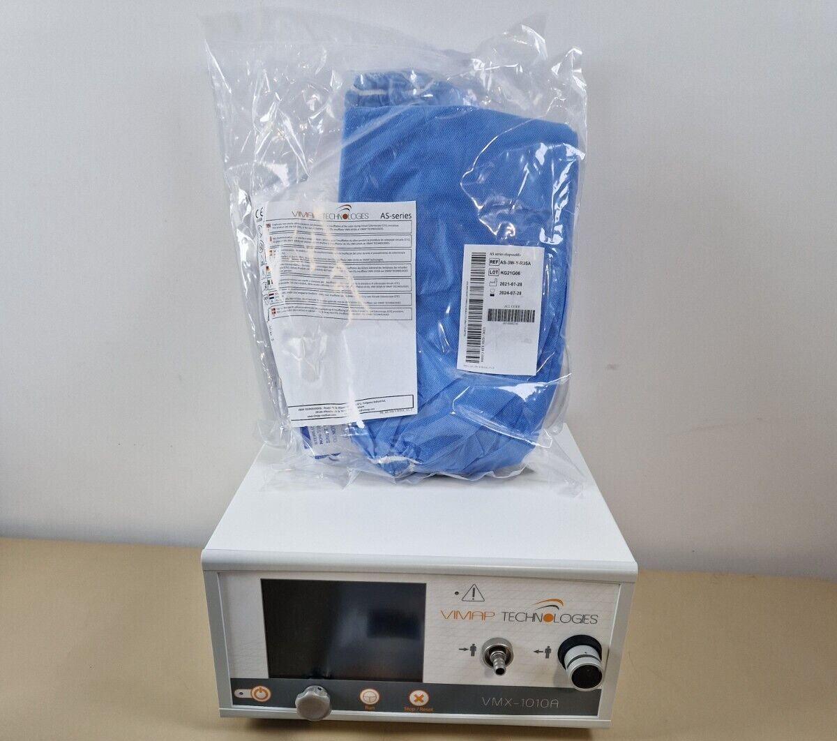 vimap VMX 1010A CO2 insufflator with bottle hose connector insuflator0