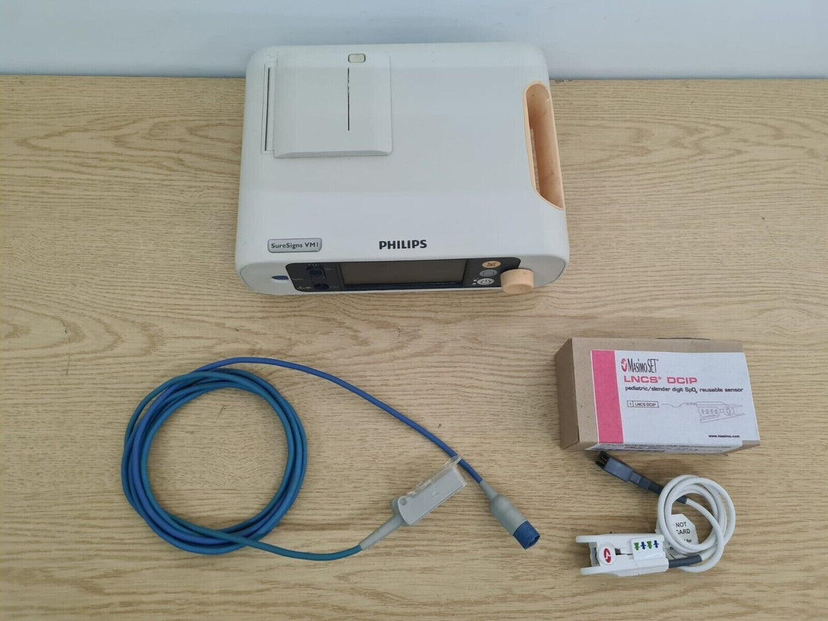 philips 863266 microstream CO2 - capnography + SpO2 patient monitor with printer8
