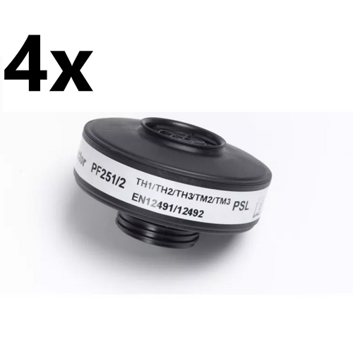 4x Scott Safety Pro 2000 PF251/2 Particulate Filter0