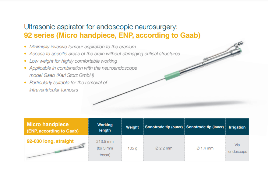 soring neuro micro handpiece   Söring sonaca aspirator generator ENP model Gaab4