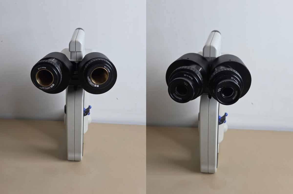 haag streit BA 904 slit lamp with 2 x microscope 10x nagnification2