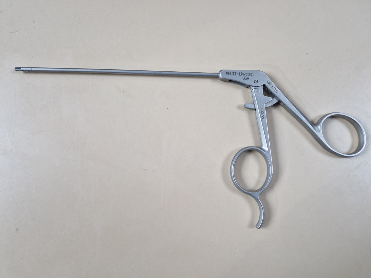 linvatec conmed alligator grasper ratchet forceps 2.7 mm 130 mm Straight 12.10020