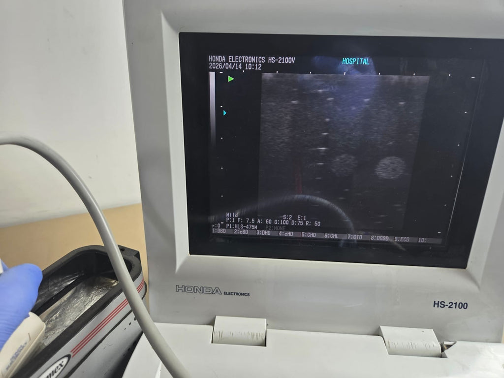honda electronics HS 2100V with HLS 475M probe transducer 7.5hz1