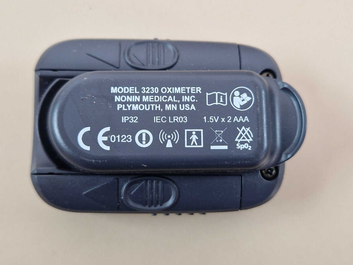 nonin model 3230 finger SpO2 pulse oximeter with bluetooth wireless data4