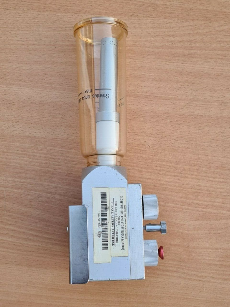 dreager drager globetrotter transport incubator spare part  res expiratory block1