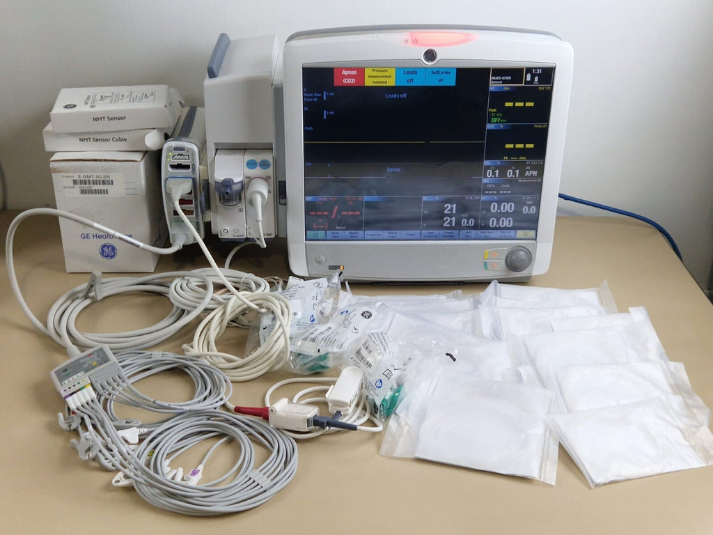 ge carescape B650 anaesthesia patient monitor with E sCAiO gas   E NMT module GE23