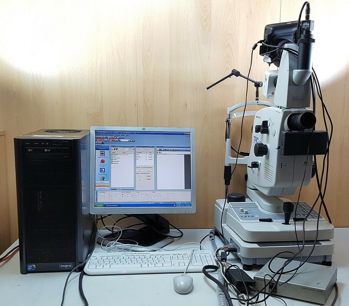 topcon TRC 50IX retinal fundus camera with N G IA F filters + computer software0