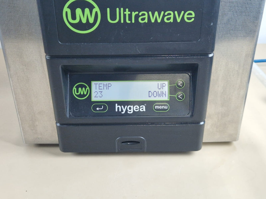 hygea 1 ultrawave ultrasonic water bath cleaner 250 watts with lid   basket1