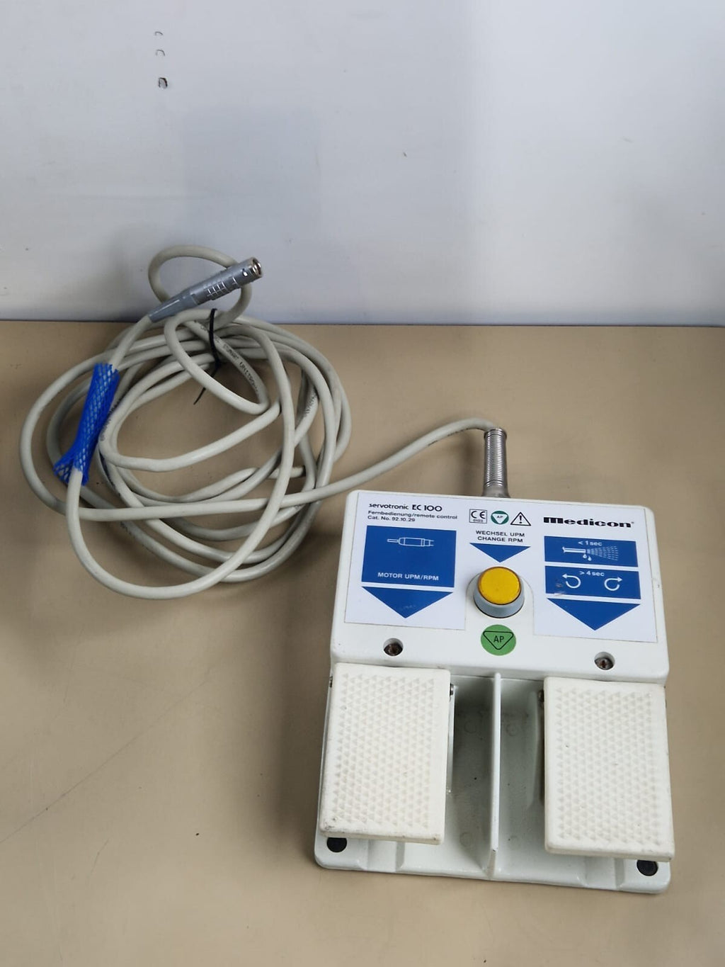medicon servotronic microsurgery drill system EC100 with footswitch7