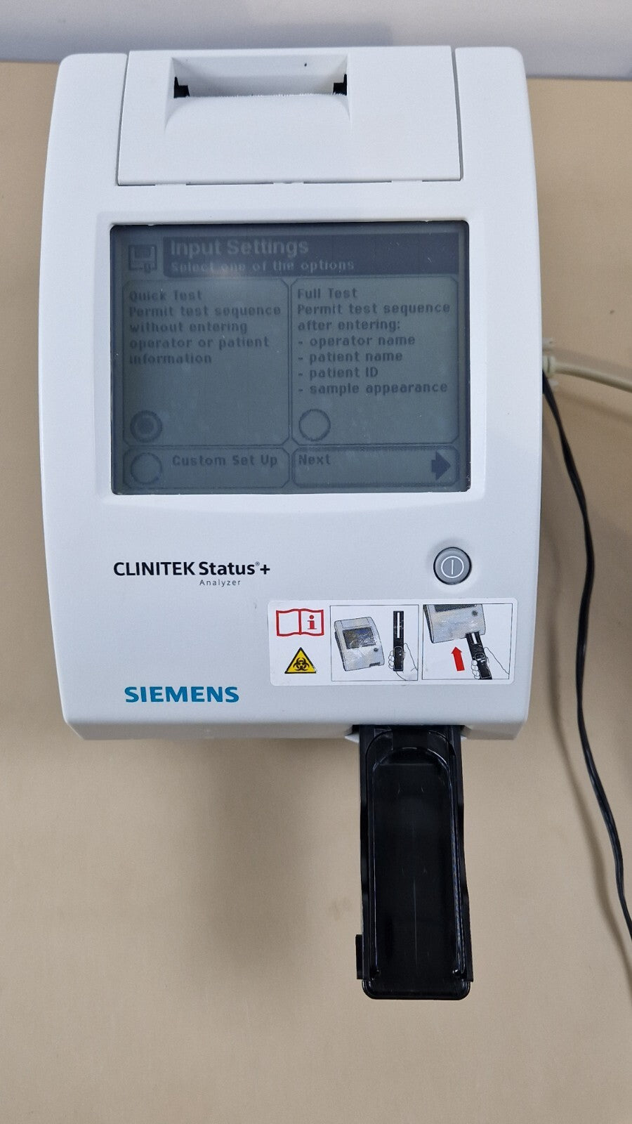 SIEMENS BAYER CLINITEK STATUS PLUS + URINE CHEMISTRY ANALYSER USB DOCKING11